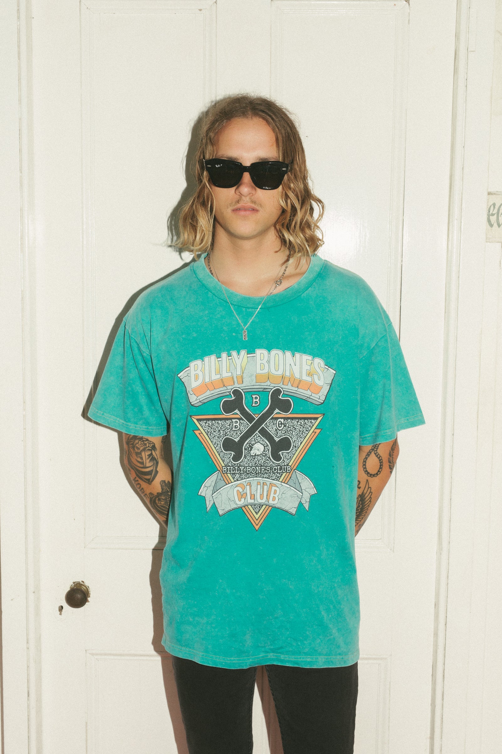 The Bandit Tee - Green Acid