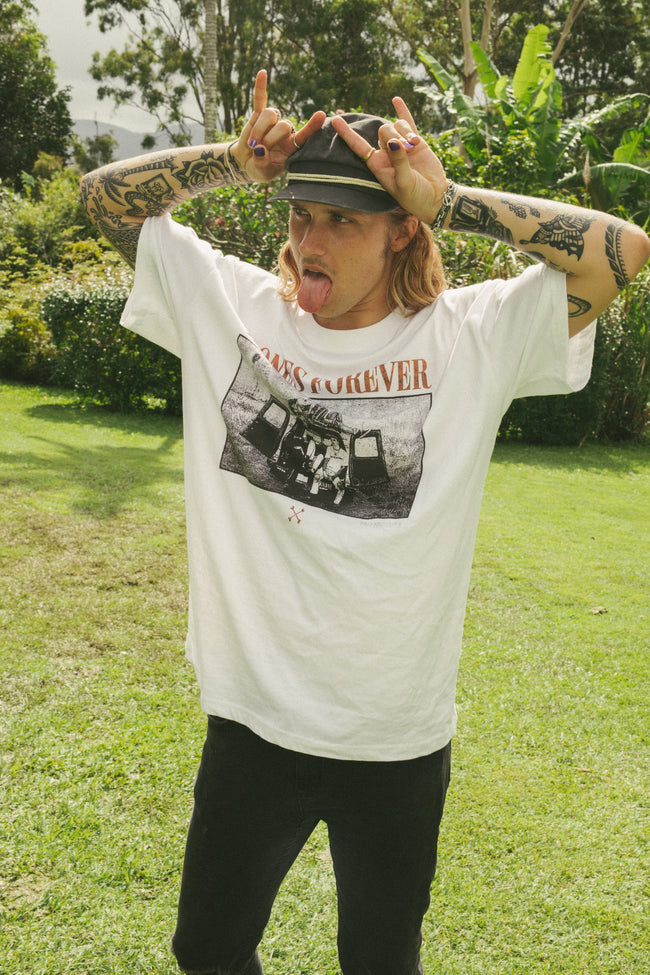 Bones Forever Tee - Vintage White