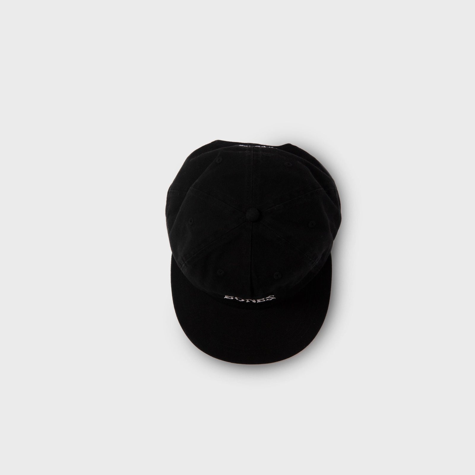 Bones Club Unstructured Cap - Black