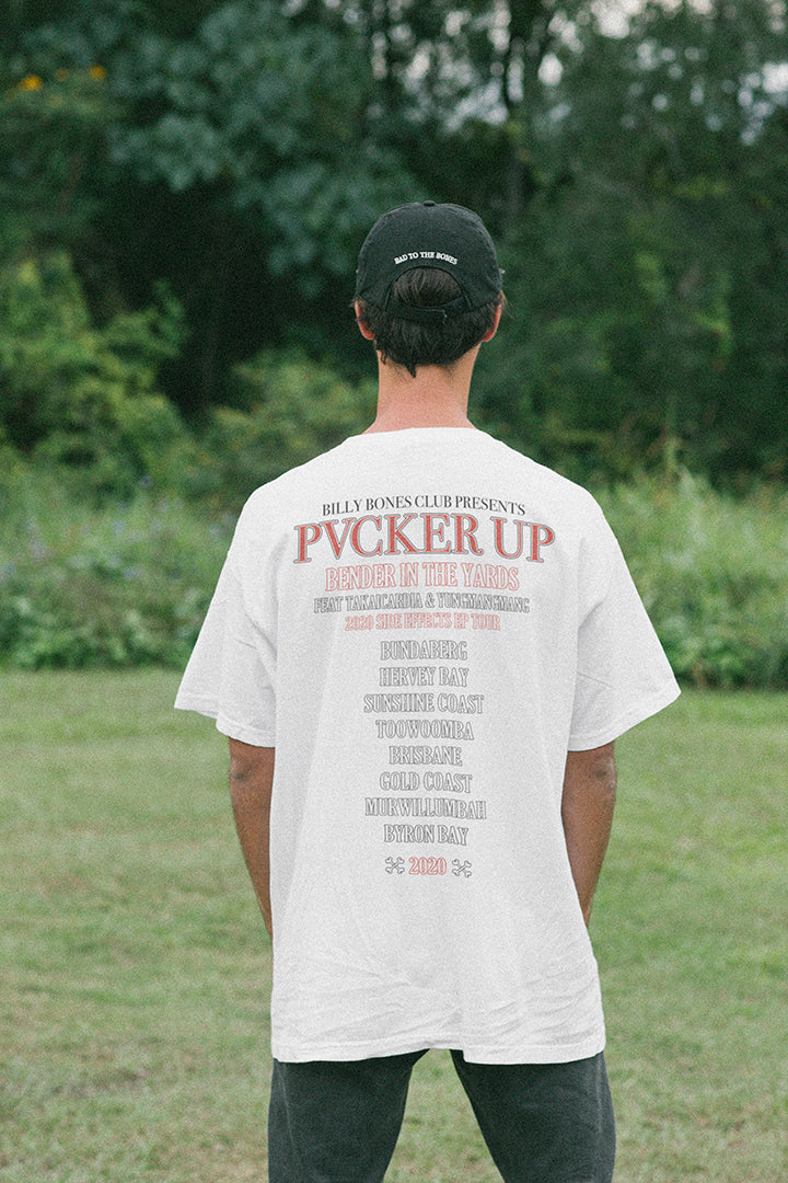 Pvcker Up Collab Tee - Side Effects Tour Black