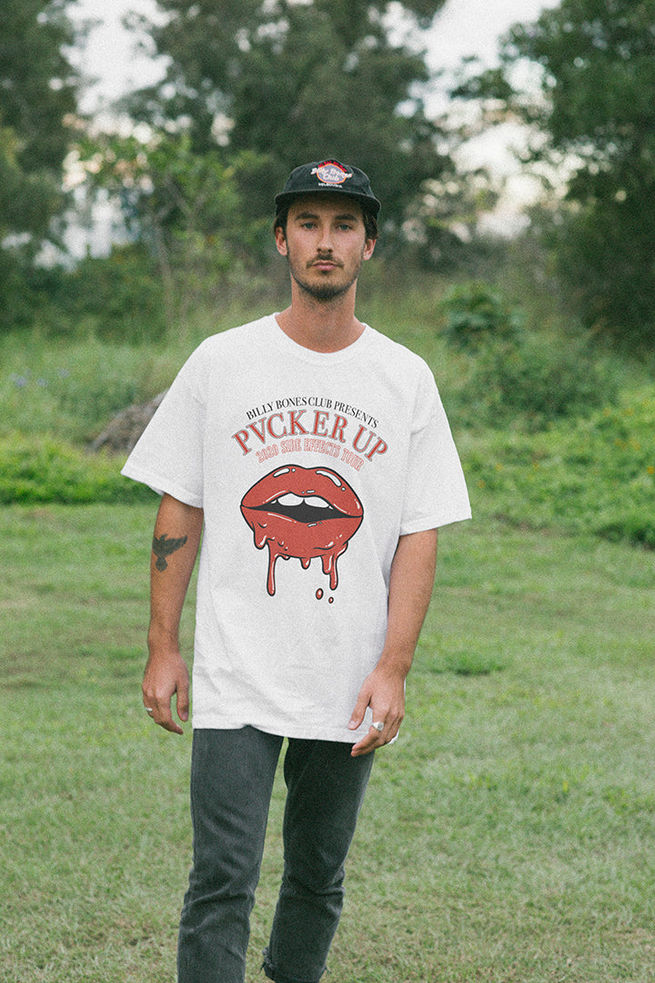 Pvcker Up Collab Tee - White