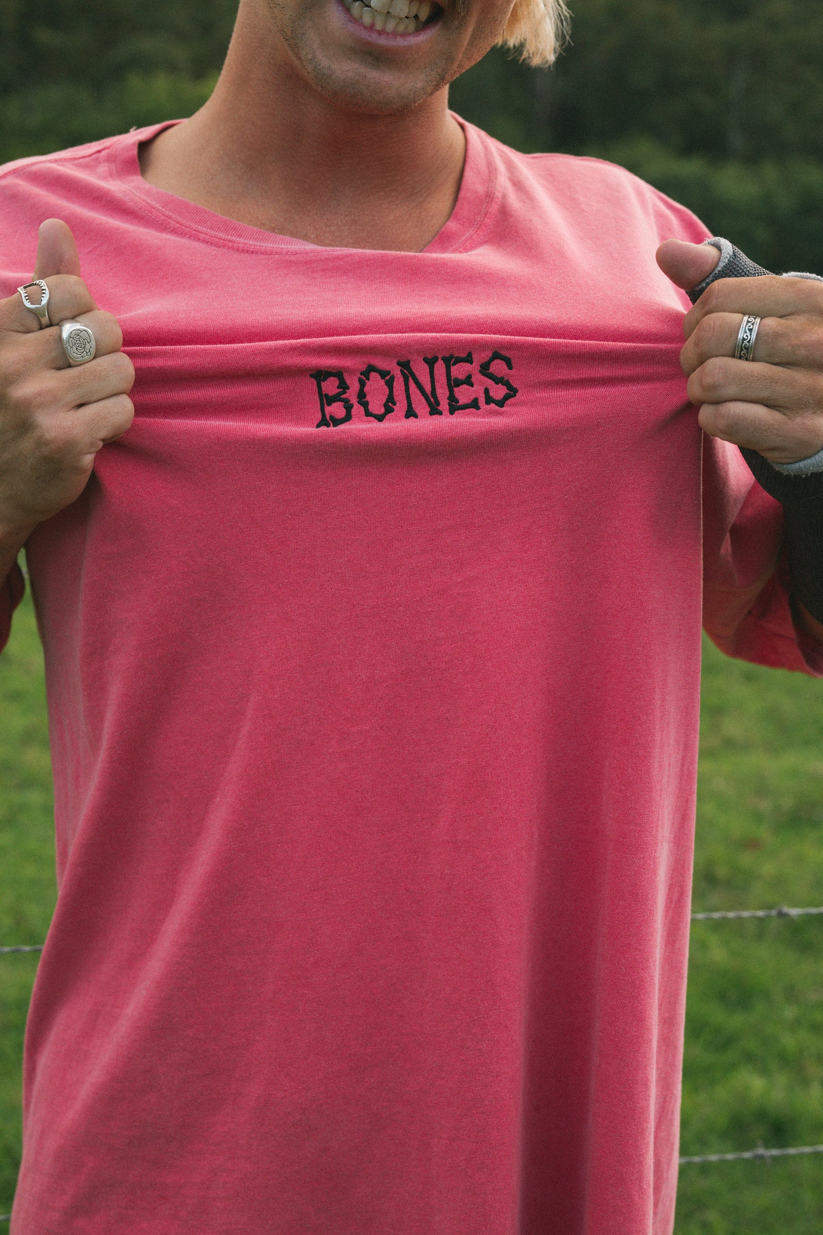 Bones Club Tee - Post Watermelone