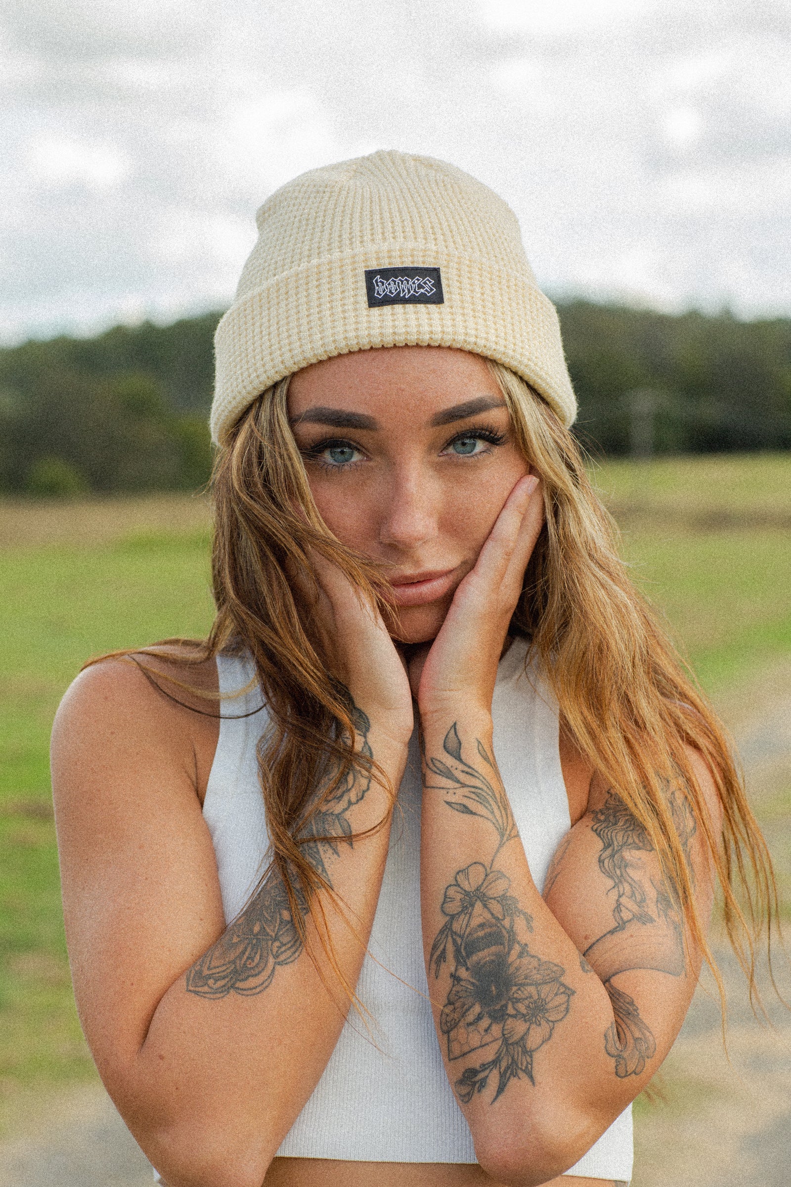 Bone Steeze - Waffle Knit Beanie