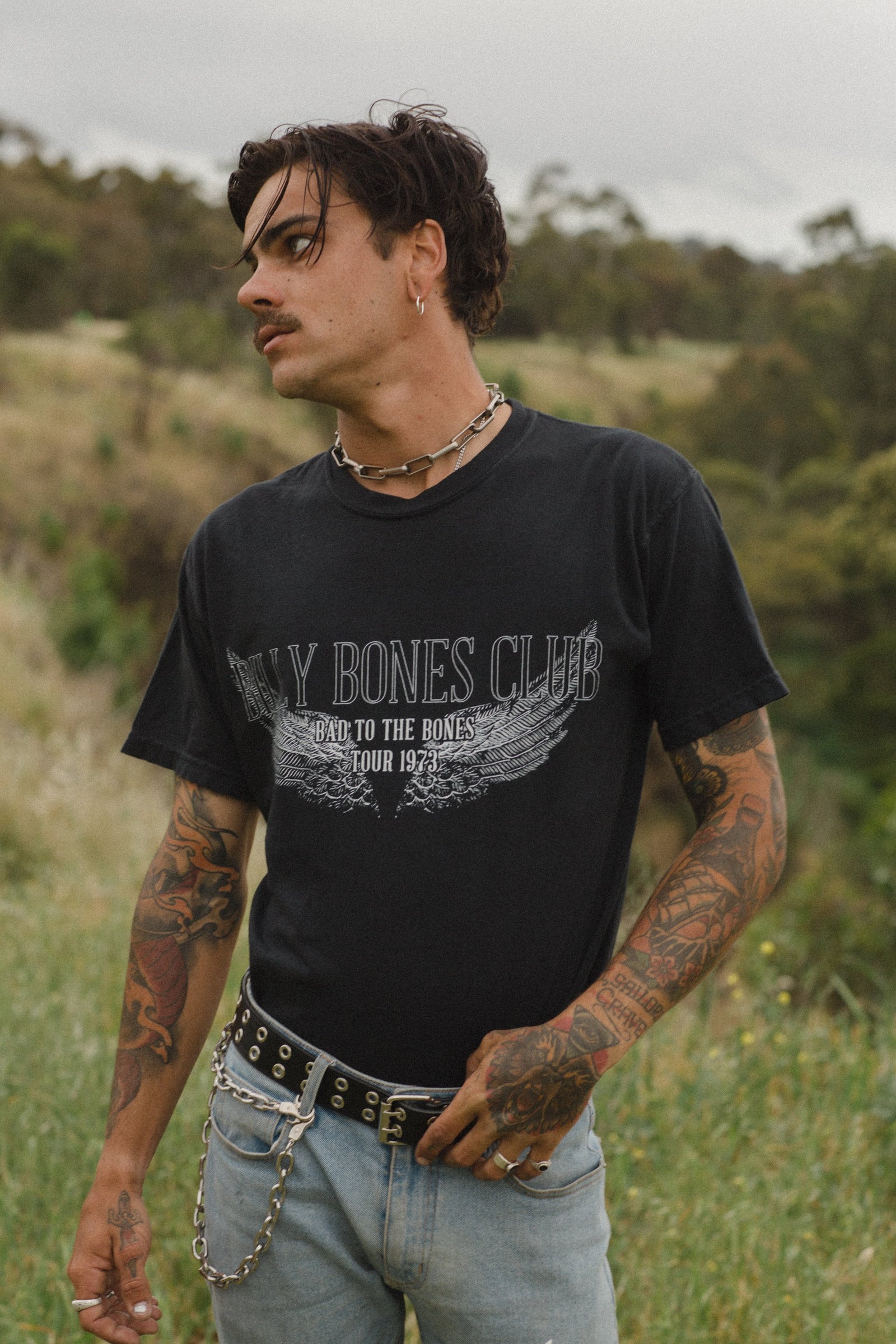 Wingman Tee - Vintage Black