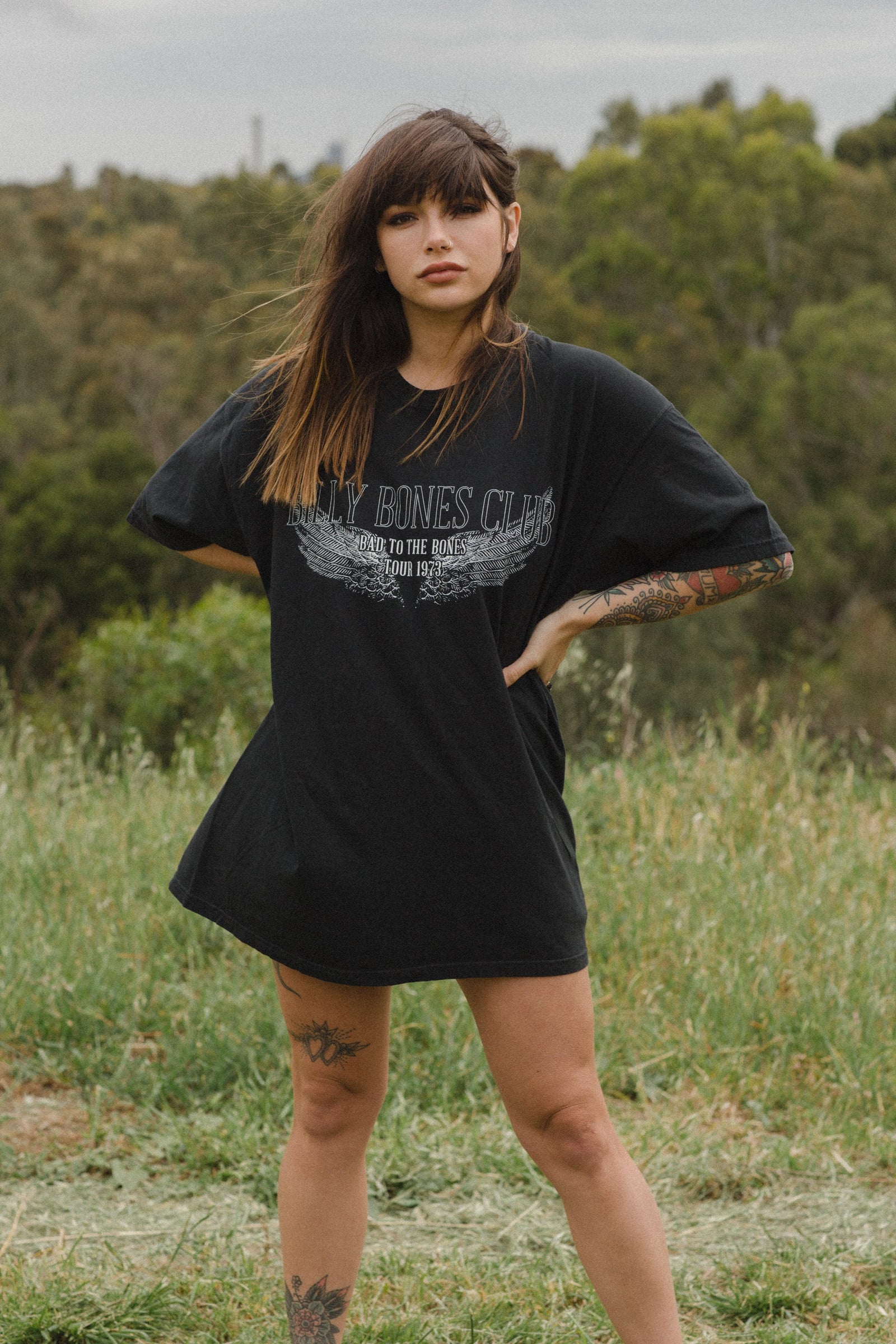 Wingman Tee - Vintage Black