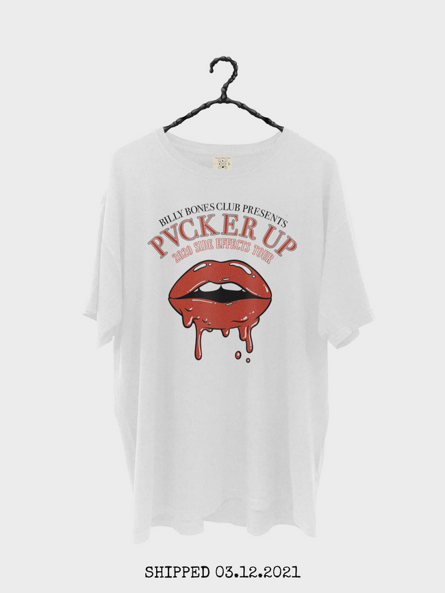 Pvcker Up Collab Tee - White