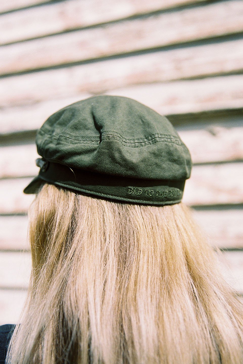 The Hinterland - Vintage Wash Green Captain Hat