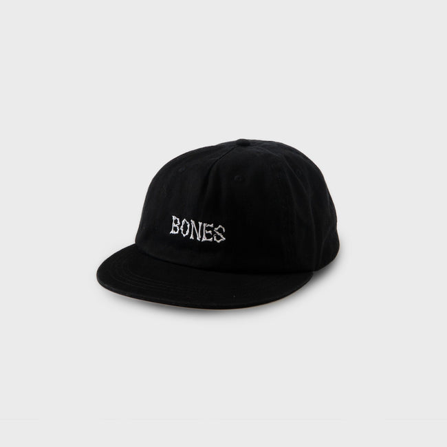 Bones Club Unstructured Cap - Black