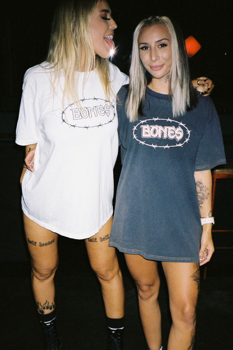 Bones Barb Tee - Vintage White