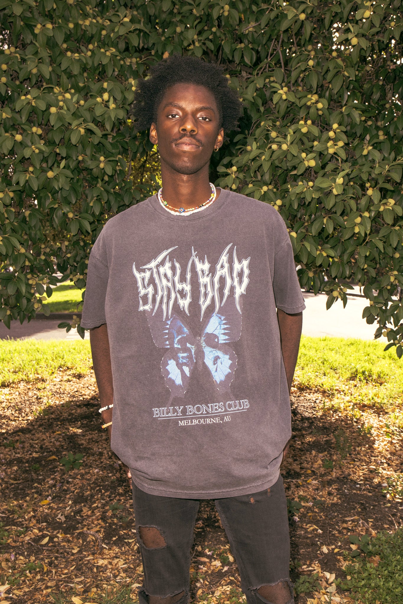 Stay Bad 3.0 Tee - Washed Black