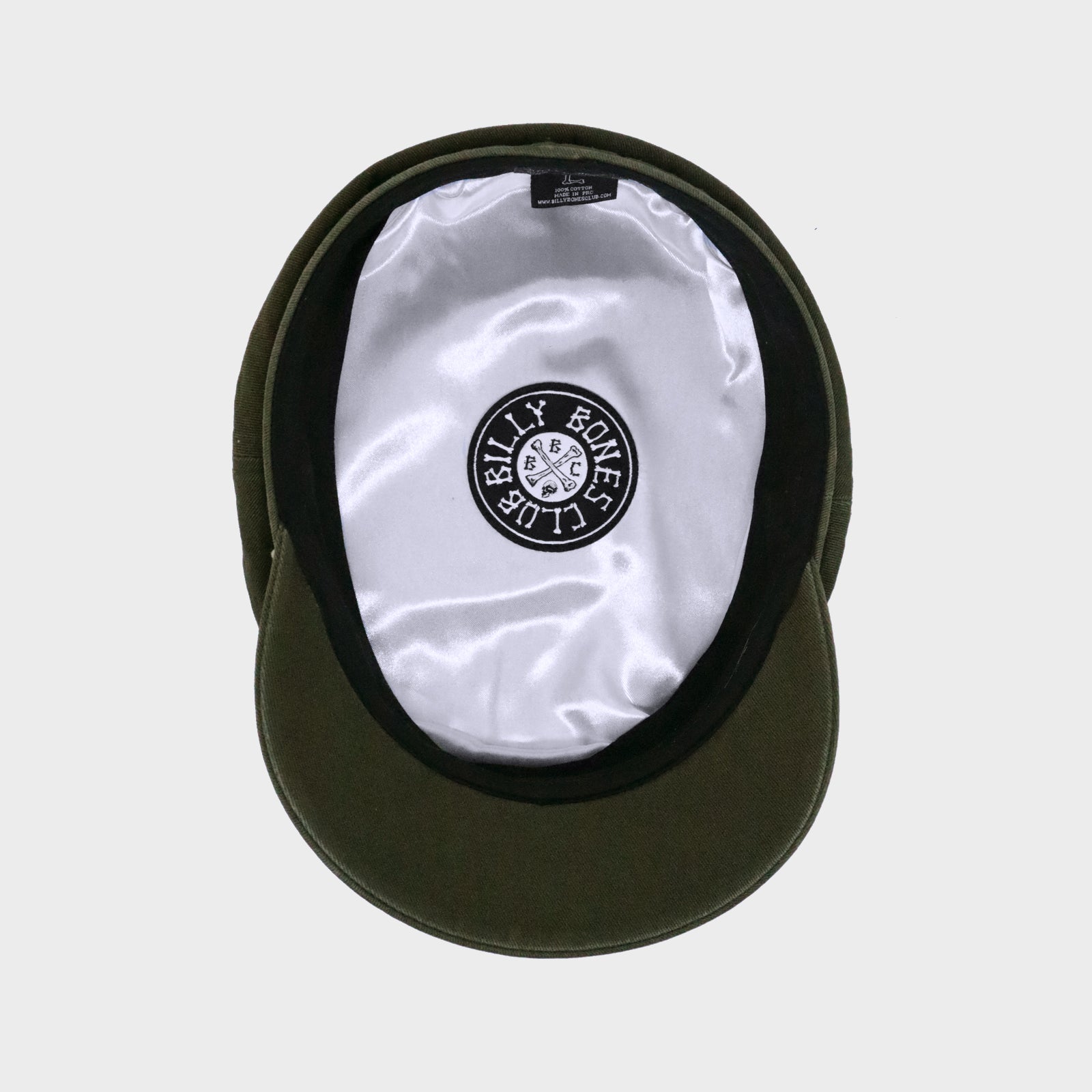 The Hinterland - Vintage Wash Green Captain Hat