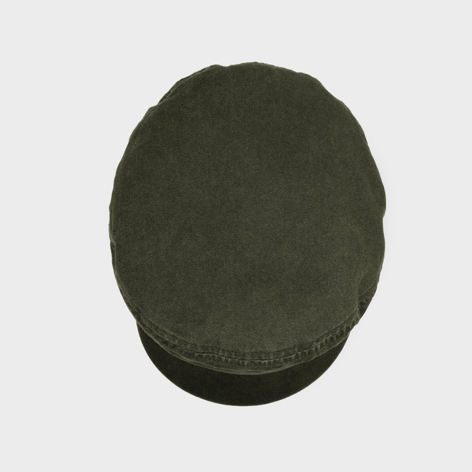 The Hinterland - Vintage Wash Green Captain Hat