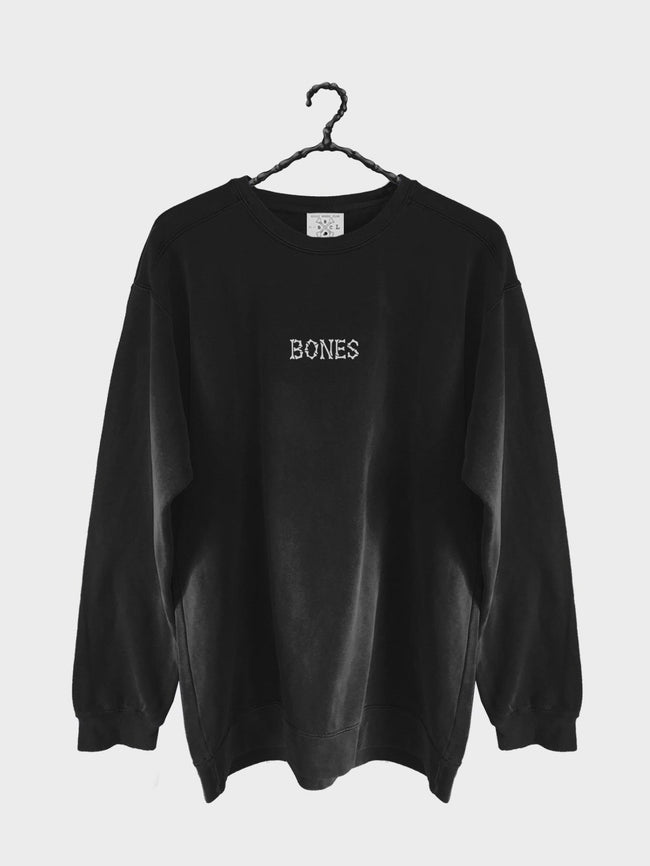 Bones Club Crew Sweater - Black