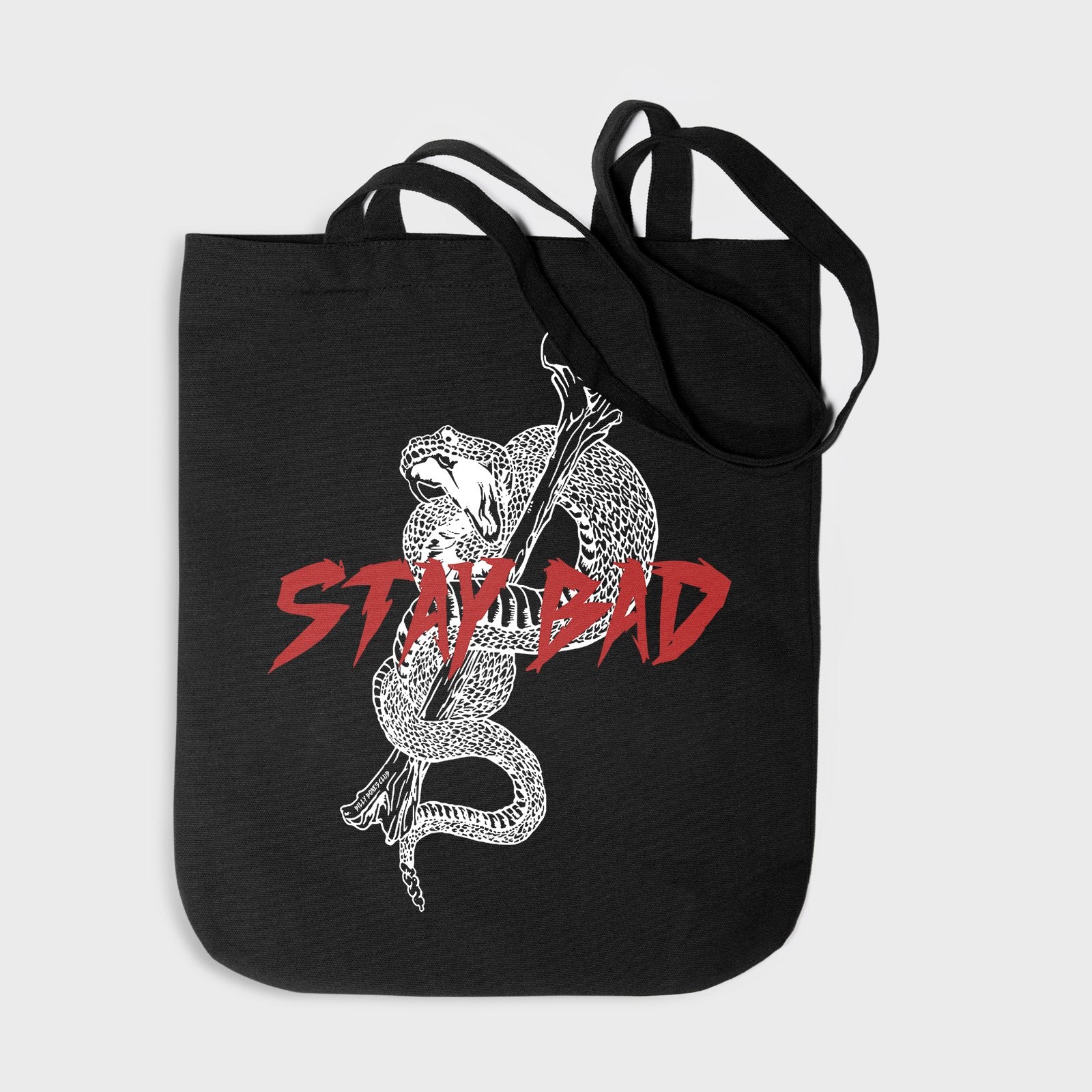 Stay Bad Tote - Washed Black