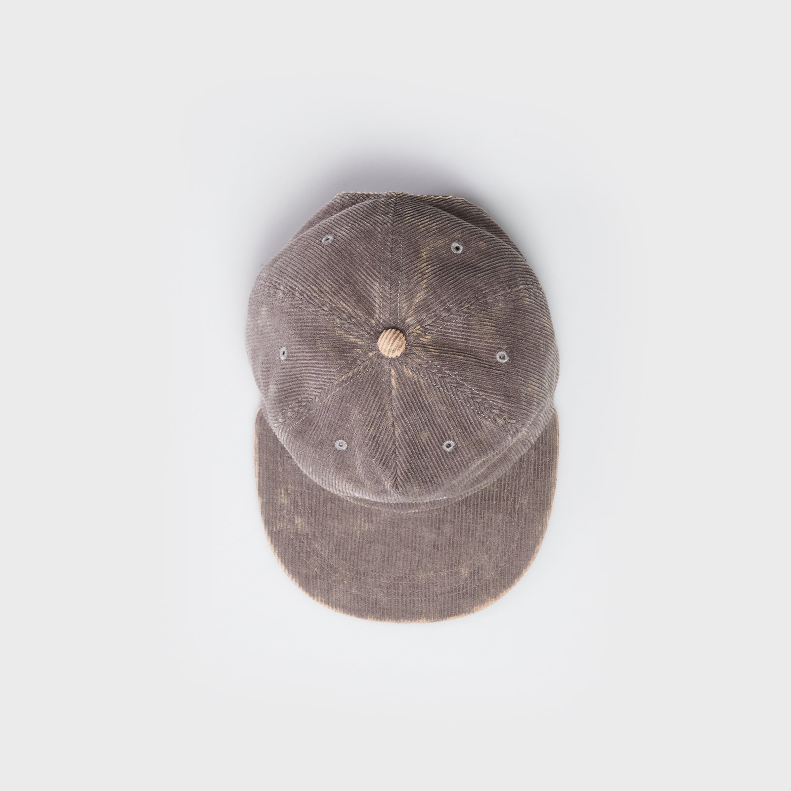 Bones Club Cord Washed Grey Cap