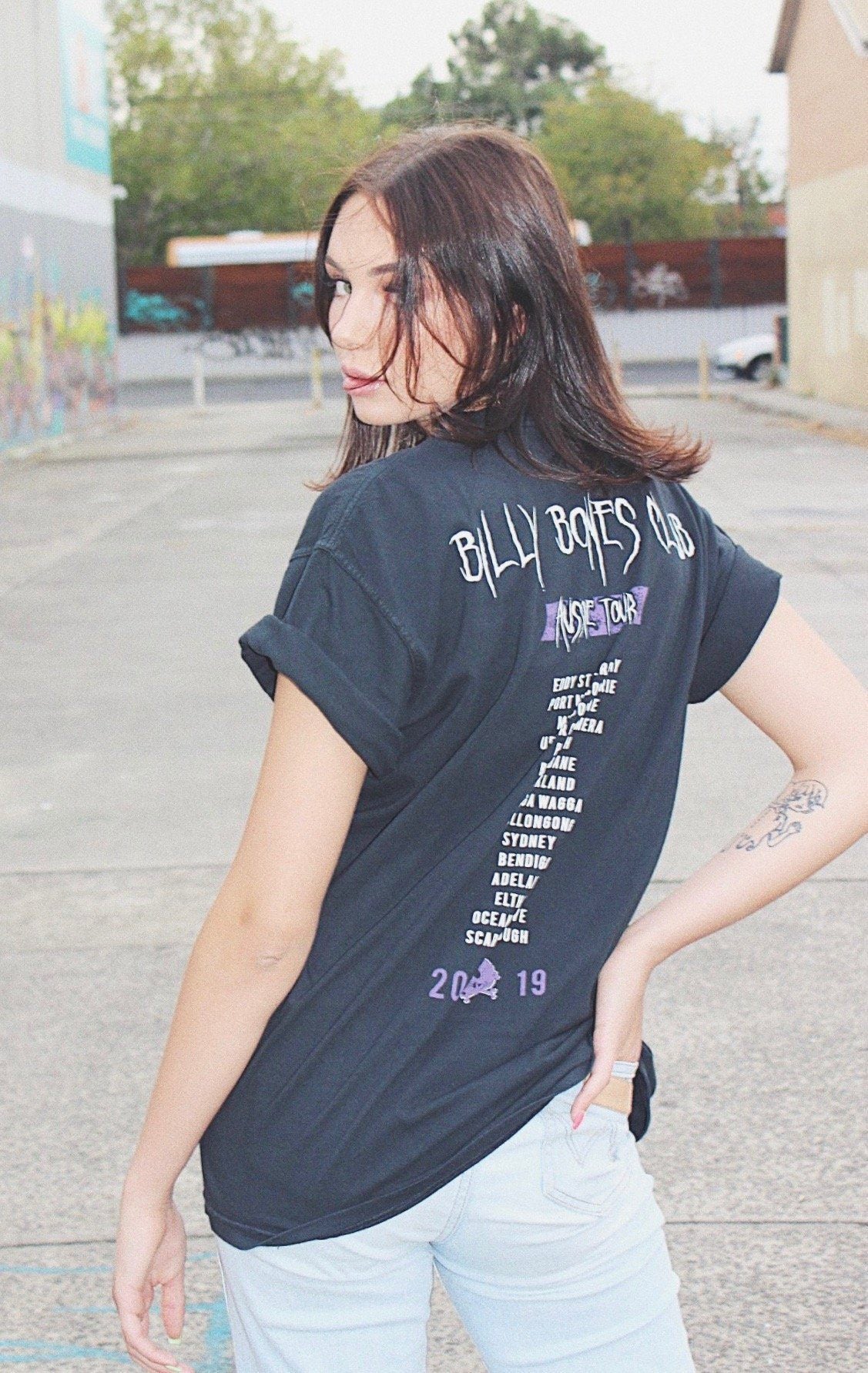 Purple Rain Tee - Black