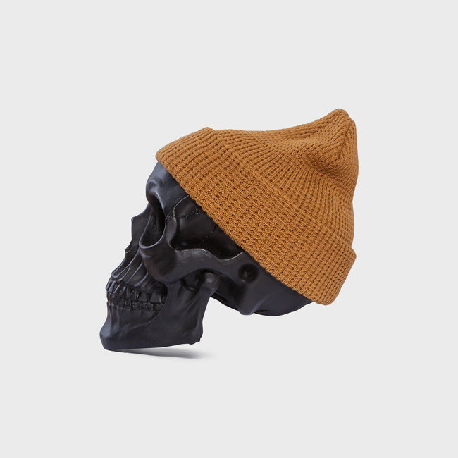 Kernal Mustard - Waffle Knit Beanie