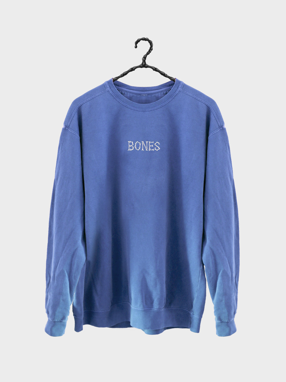 Bones Club Crew Sweater - Cobain Blue