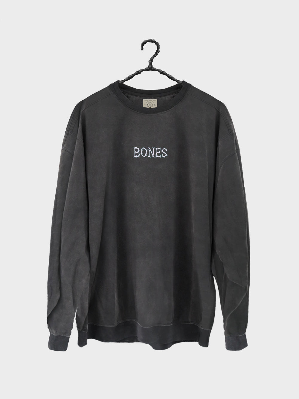 Bones Club Crew - Washed Black