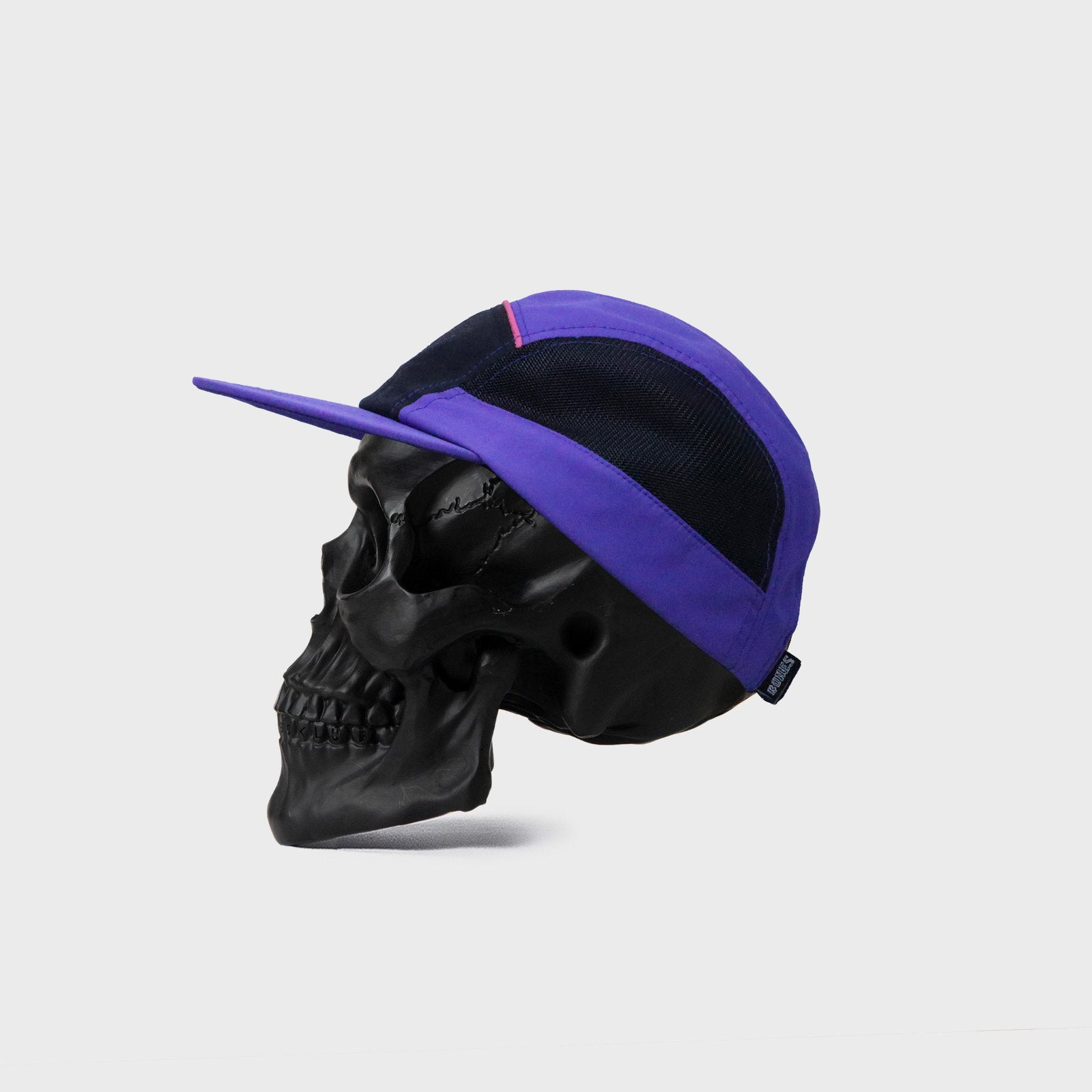 Bones Retro 5 Panel Cap - Purple/Black