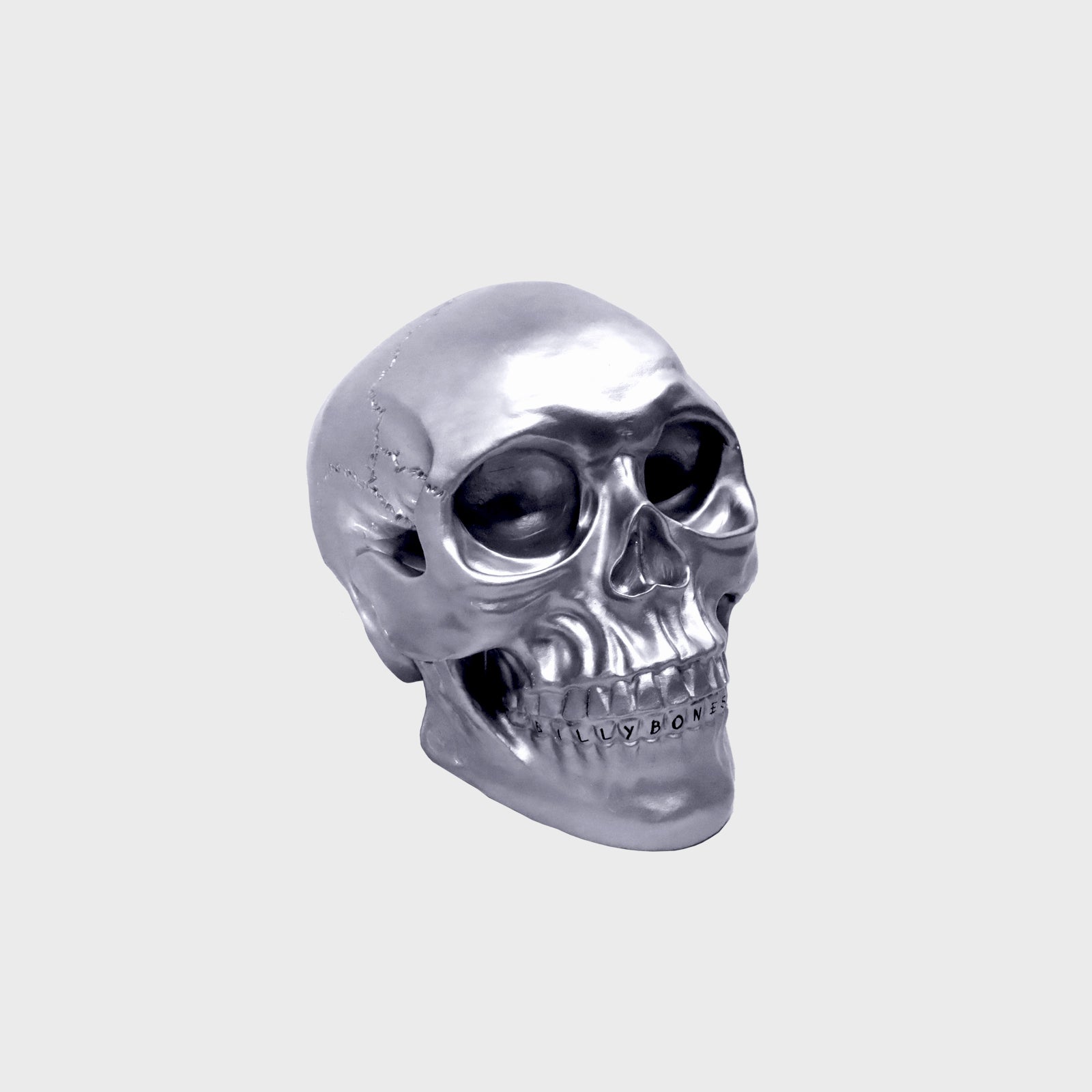 Chrome Skull - Special Edition William B Bones Resin Skull