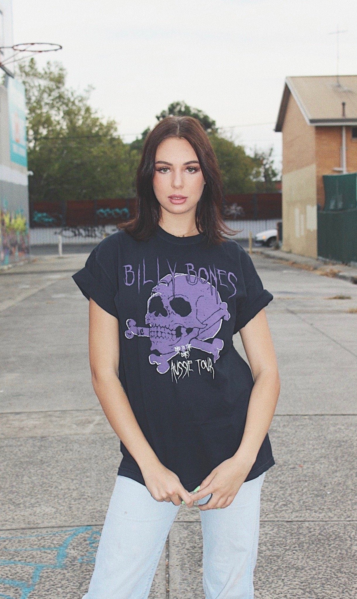 Purple Rain Tee - Black