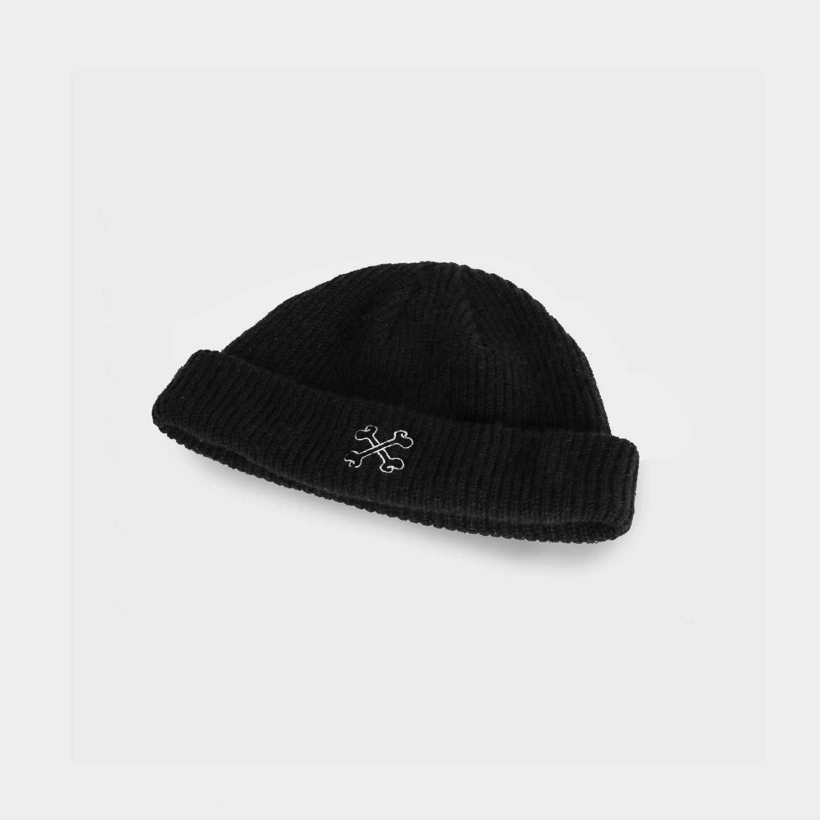 Cross Bones Logo Beanie - Black