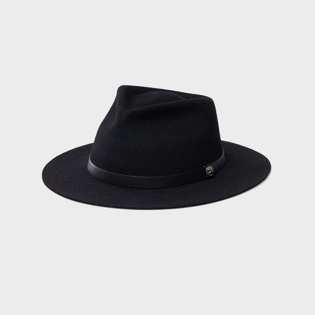 Black Wolf - Wide Brim Fedora