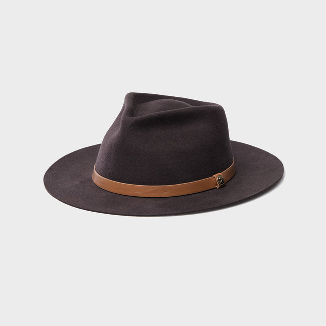 Kodiak Brown - Wide Brim Fedora