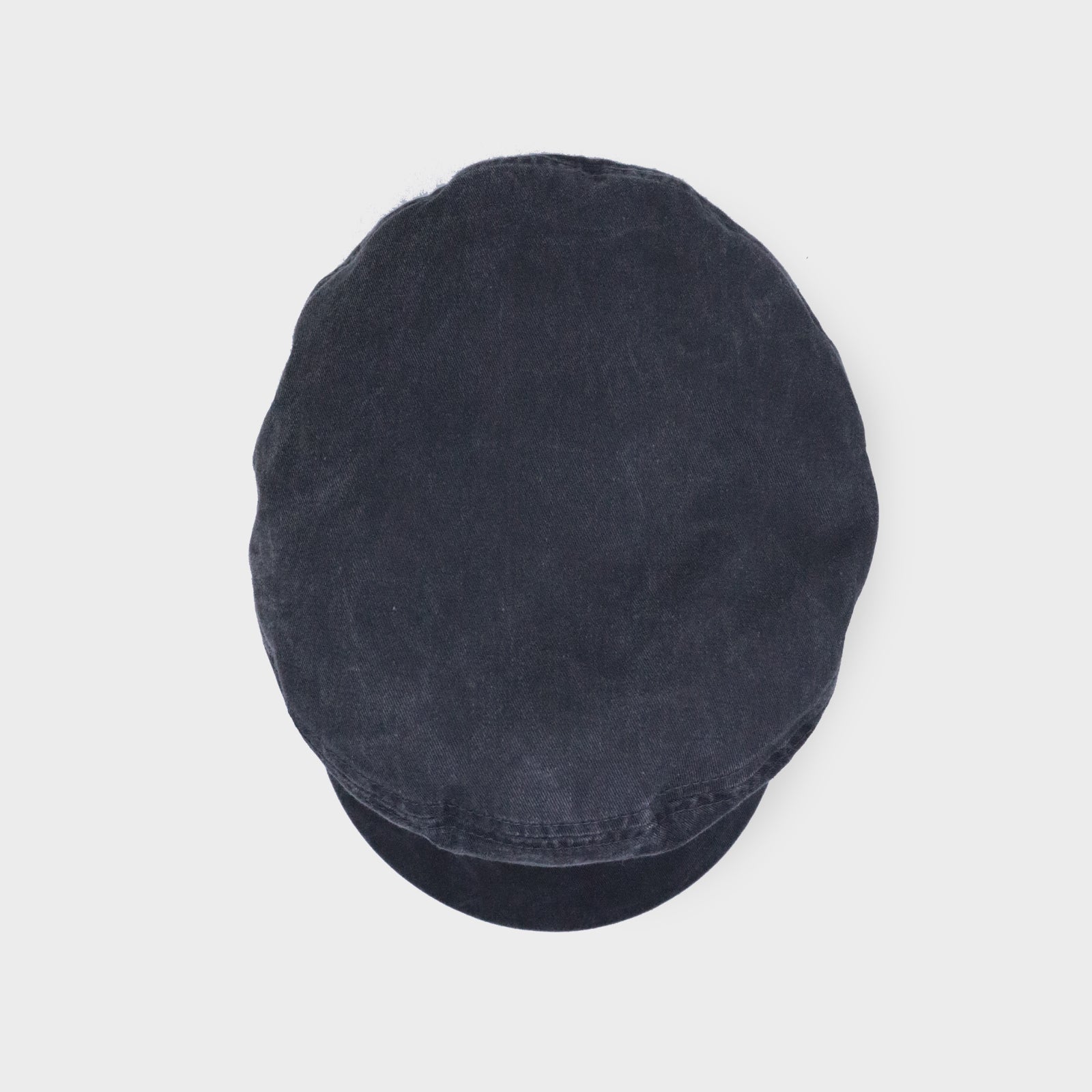 The Melbourne - Vintage Wash Grey Captain Hat