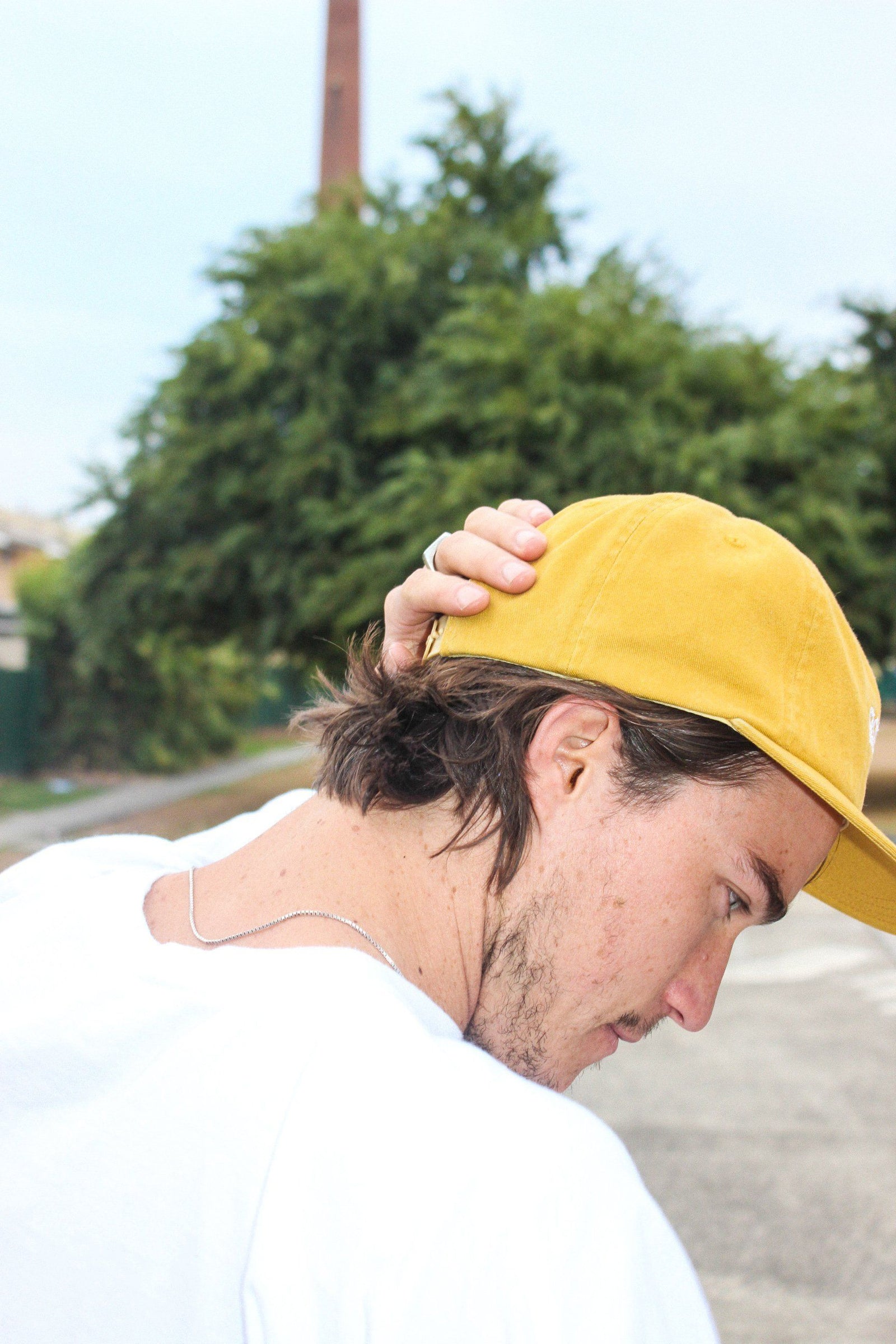 Bones Club Unstructured Cap - Mustard