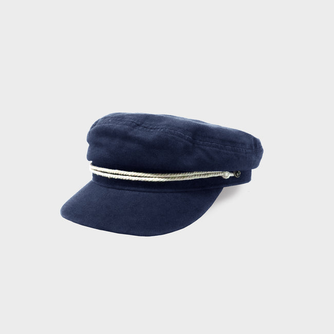 The Barrier - Vintage Wash Navy Captain Hat