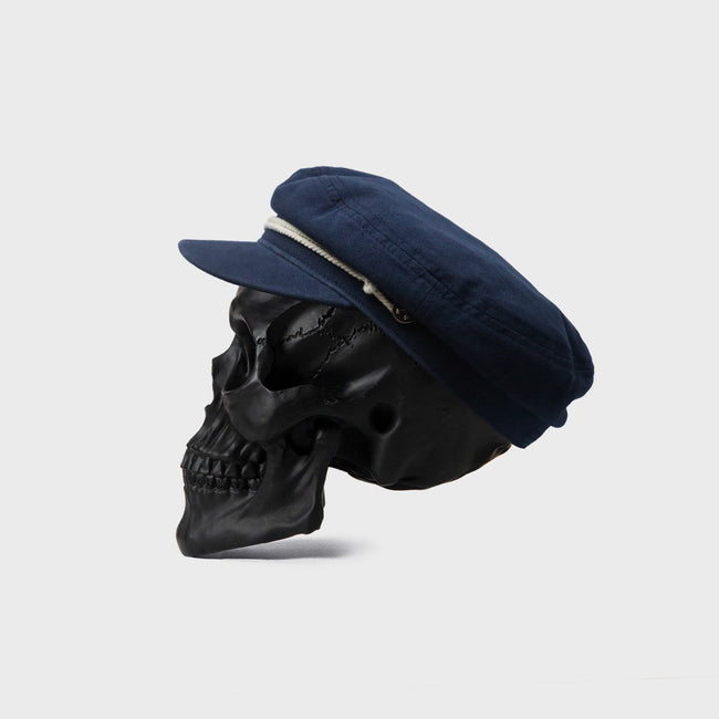 The Barrier - Vintage Wash Navy Captain Hat