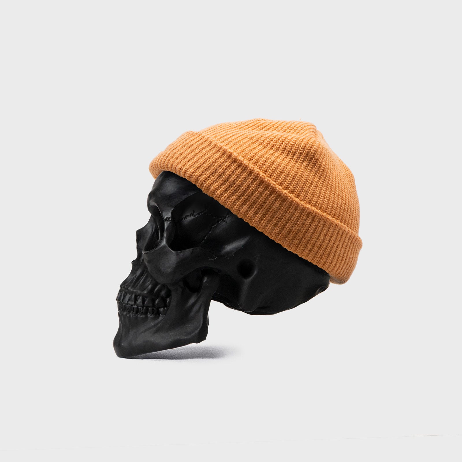 Cross Bones Logo Beanie - Peach