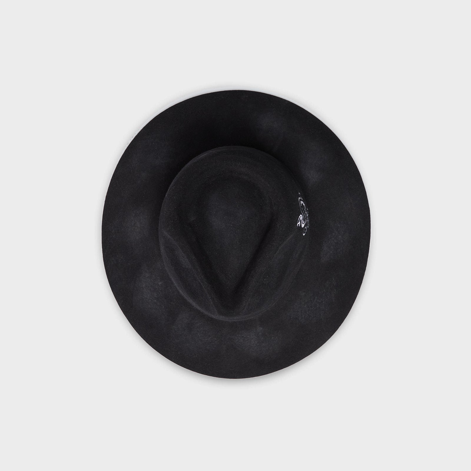 The Snake Fedora - Distressed Black
