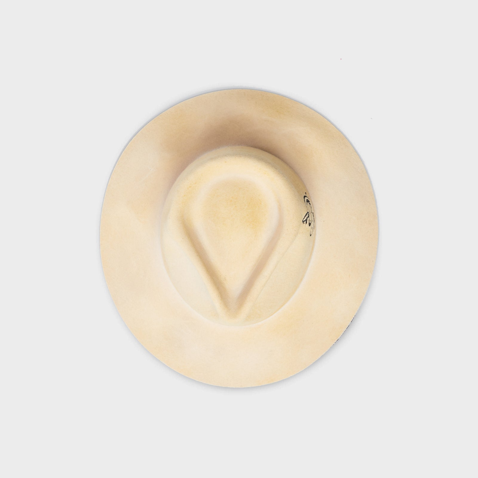 The Snake Fedora - Distressed White
