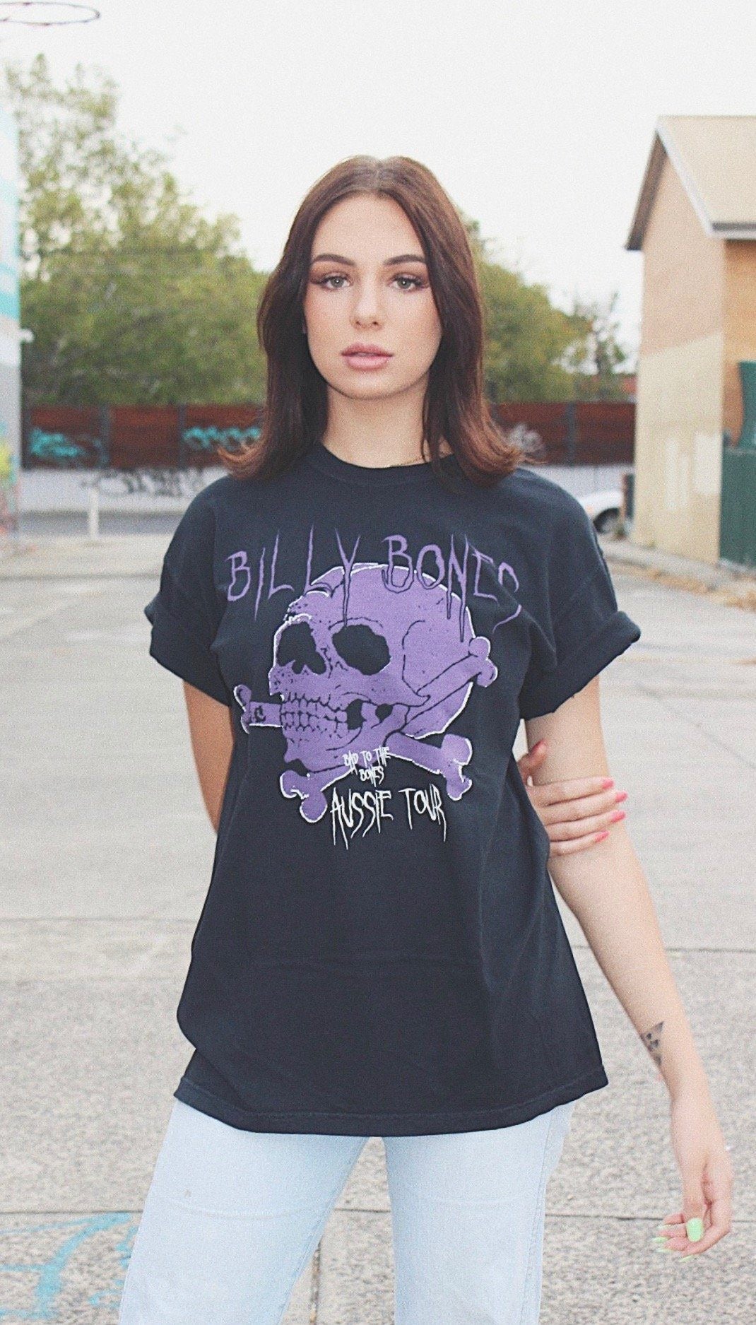 Purple Rain Tee - Black