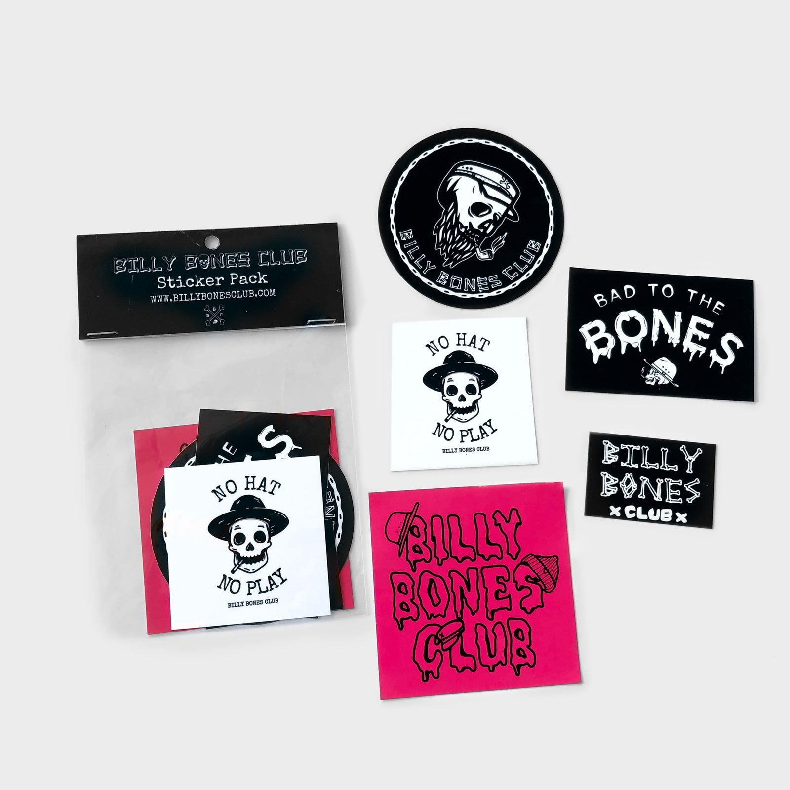 BAD TO THE BONES STICKER PACK